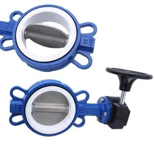 Buy cheap Stainless steel 316 WZ Worm wheel wafer butterfly valve with equal size and performance from wholesalers