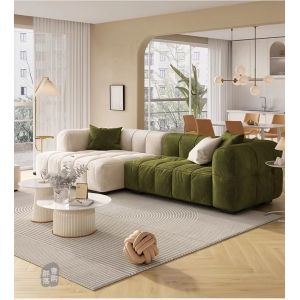 Buy cheap Double Sided Fabric Frosted Retro Velvet Sofa Square Combination from wholesalers