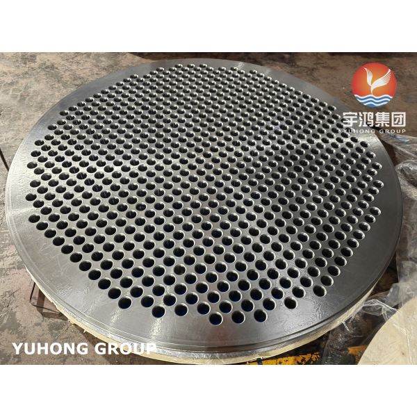 Quality Normalized Carbon Steel Tubesheet Sa516 Gr.70n Heat Exchanger Component for sale