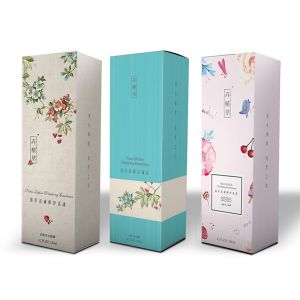 Matt Lamination Cosmetic Packaging Box Recycled Relief Pattern Lip Gloss