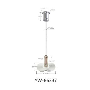 Buy cheap Lighting Fitting Wire Suspension Kit With Adjustable Gripper Hook YW86336 from wholesalers