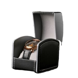 Buy cheap Recyclable Hot stamping PU Watch Box Packaging With Custom Logo from wholesalers