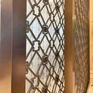 Buy cheap Metal 316L Stainless Steel Screen Partition PVD Antirust from wholesalers