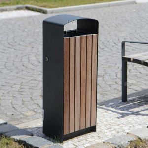 Buy cheap L350*W250*H930 MM 40L Galvanized Garden Waste Bin from wholesalers