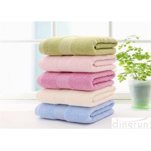 Buy cheap Comfortable Satin Cotton Bath Towels For Hotel / Home 400-600gsm from wholesalers