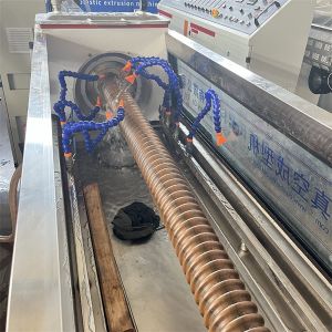 Water Cooling PE Spiral Pipe Extruder For PE Pipe Production Line