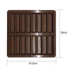 Buy cheap MHC Custom Chocolate Mold Rectangle Silicone Dubai Bar Chocolate Molds from wholesalers