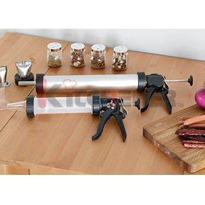 Buy cheap Two Nozzle Plastic Jerky Blaster Non Corrosive Tube With Heavy Duty Drive / Handle from wholesalers