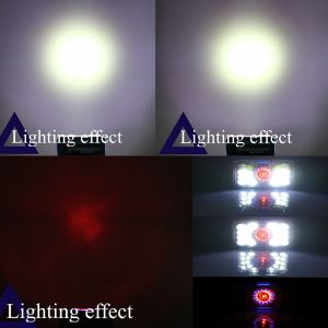 Buy cheap YAYE High Power 18 Beads Motorcycle LED Square Headlight with 1800LM Brightness and 50000 Hours Lifespan from wholesalers