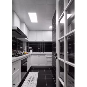 Buy cheap Modern White Flat Panel MFC Melamine Customized Kitchen Cabinets from wholesalers