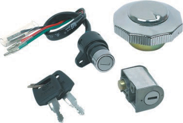 Quality Motorcycle Electrical Components aluminium alloy Lock Set JH70 for sale