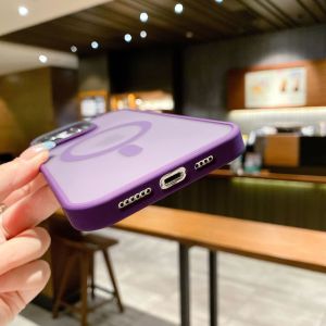Custom Magsafe Phone Case Matte Transparent Mobile Covers Scratch Resistant