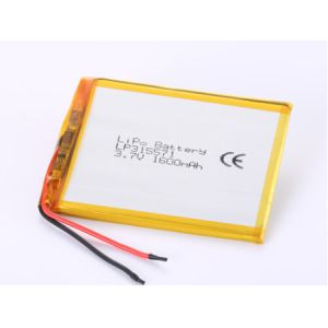 Buy cheap LP315571 3.7V 1600mAh Li-ion Battery with Overdischarge Protection and Long Lifespan from wholesalers