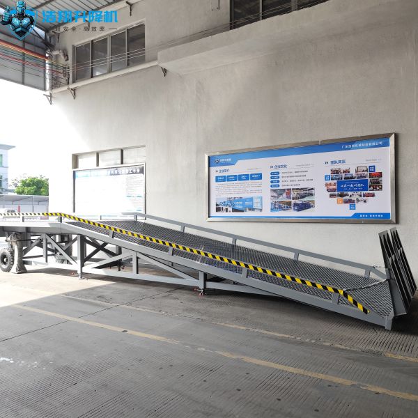 Buy cheap Customized Grey 15T-12M Large Load Capacity Hydraulic Dock Ramp For Factory Warehouse from wholesalers