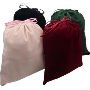 China Shockproof Protective Reusable Soft Velvet Drawstring Bag Lightweight on sale