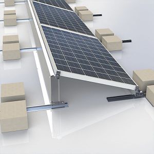 Buy cheap Rustproof Reusable Solar PV Flat Roof Mounting Systems from wholesalers