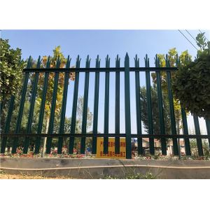 Buy cheap Commercial Picket Anti Climb Security Fencing High Security Hot Dip Galvanized from wholesalers