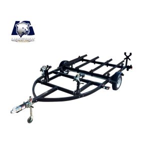 Buy cheap 750kg Load Two Boat Trailer 15*8.4FT Double Jet Ski Trailer For Motorboat product