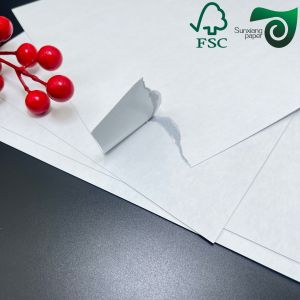 Buy cheap FSC 280gsm 330gsm Double Glossy Coated Paper Blue Black Core C2S from wholesalers