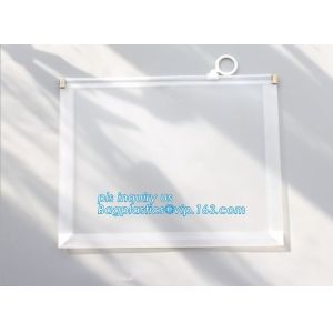 PVC slider k bag for stationery, file,school kids, stationery packaging zipper