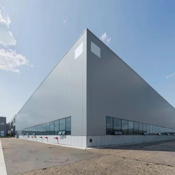 Quality Eco Friendly Prefab Metal Warehouse Customized Prefabricated Steel Frame Construction for sale