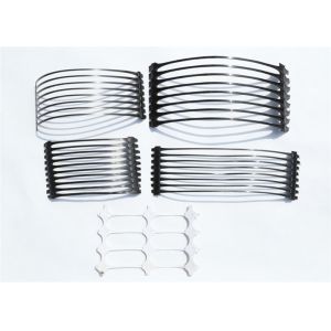 Buy cheap Retaining Wall Slope Protection 120kn Uniaxial Plastic Geogrid Subgrade Enhancement from wholesalers