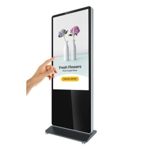 Buy cheap 55inch slanted standalone touch screen custom led screen all size hd resolution interactive panel toem display kiosk mon from wholesalers