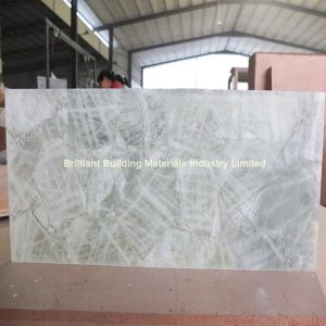 Buy cheap White Rock Crystal Semiprecious Stone Slabs from wholesalers