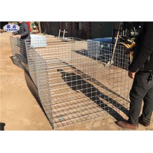 Buy cheap Mil 7 HDP Galvanized Sand Wall Military Hesco Barriers With 300 GSM UV Protection Geotextile from wholesalers