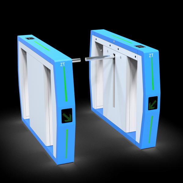 Zento DC12V/AC220V Drop Arm Turnstile with 1400x160x980mm Dimensions and 12