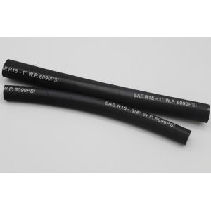 420 bar Cloth Surface 4 Wire Hydraulic Hose ID 3/8 - 2" SAE 100 R15