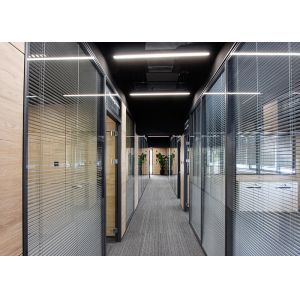 Buy cheap Electric Glass Partition Wall with Soundproofing and LED Lighting from wholesalers