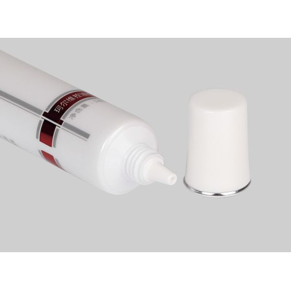 Custom Empty Plastic Cosmetic Squeeze Tube D22mm 10-30ml Eye Cream Liquid Foundation Tube With Nozzle