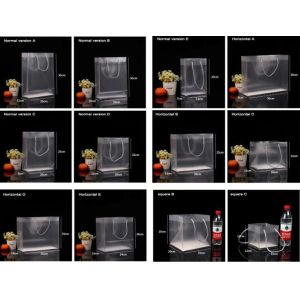 China Recyclable Carry Bag Die Cut Handles, No Gusset, Strong, Durable, And Tear Resistant Bags Perfect For Retail, Boutiques on sale