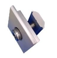 Natural Silver Ground Mount for Solar Panel Installation Pre-assembled and Customization