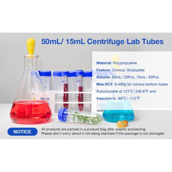 Centrifuge tubes feature