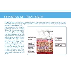 Buy cheap Portable HIFU Shape Slimming Machine LED Working Indicator Light 500W power pulse width 0.5s from wholesalers