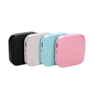 Buy cheap Leather Pattern Plastic Power Bank Square Shape High Charging Speed from wholesalers
