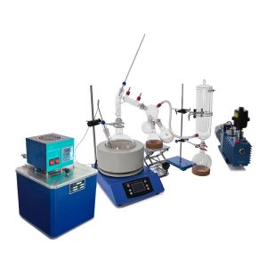 Buy cheap 40W 2L Double Short Path Distillation Equipment 100rpm from wholesalers
