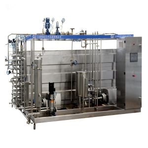 PLC Program Control Tubular UHT Milk Sterilizer Machine