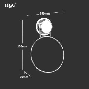 Buy cheap Electrosilvering SS304 Bathroom Towel Ring Holder 200mm Hand Towel Ring from wholesalers