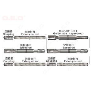 Mining Engineering Self Drilling Bolt Coupling Sleeve 33mm-76mm Diameter