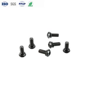 Buy cheap Carbon Steel Black Oxide Round Head Screws DIN/ANSI 1mm-600mm from wholesalers