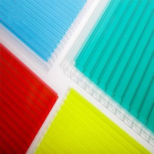 Buy cheap UV Resistant 8mm Polycarbonate Hollow Sheet for Greenhouse Covering from wholesalers
