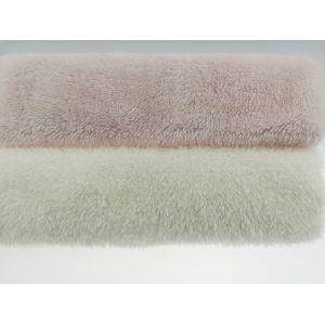 Buy cheap UK Market 58/60" Width White Polyester Furry Fabric with 96F Density from wholesalers