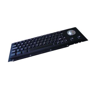 Buy cheap SUS304 IP65 Industrial Keyboard With Trackball 20mA Wired Panel Mount from wholesalers