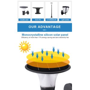 Smart RGB Solar Wall Light