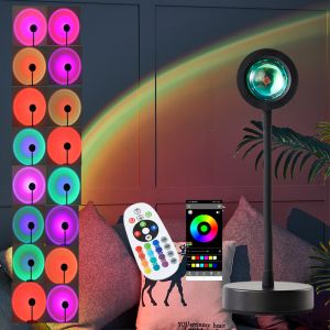 Buy cheap Sunset Projection Lamp Night Light Background Light Modern USB Lamp Sunset Light For Decoration Photography from wholesalers