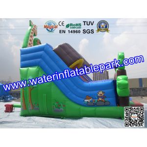 Buy cheap Custom Animal Inflatable Slide / Inflatable Dry Slide with Fire Resistant from wholesalers