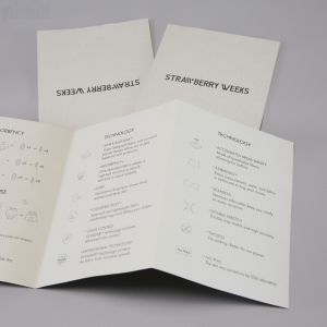 Printing Folded Custom Mini Booklet Products Guidelines Print Instruction